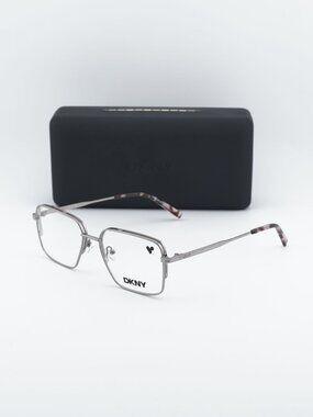 DKNY DK1036 N 070 Square Eyeglasses 53mm - Gunmetal